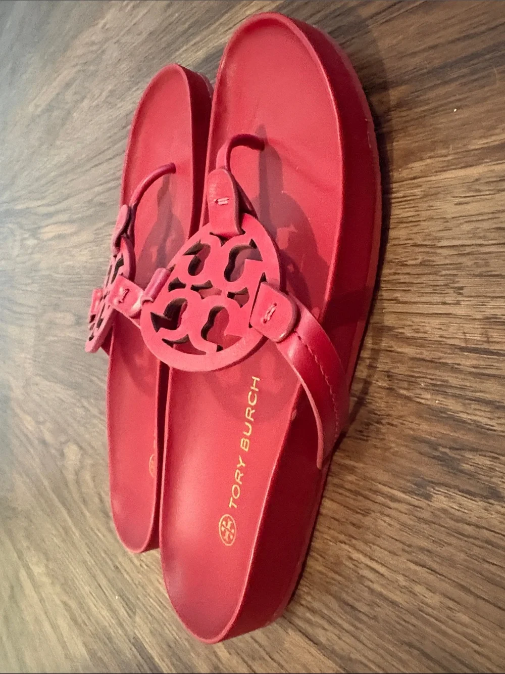 Tory Burch Women's Red Miller Slide Sandals